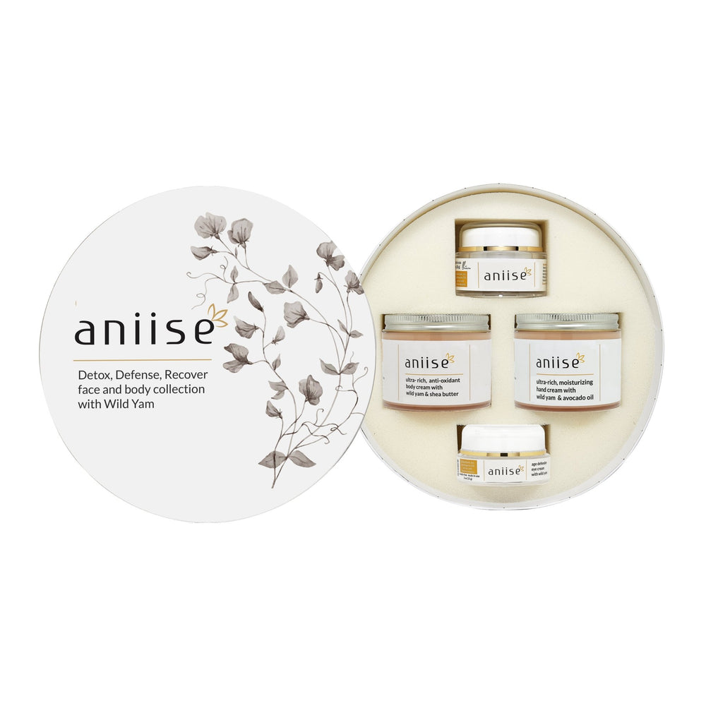 Wild Yam Body Cream Set - Face, Body, Hands, Eyes - Aniise