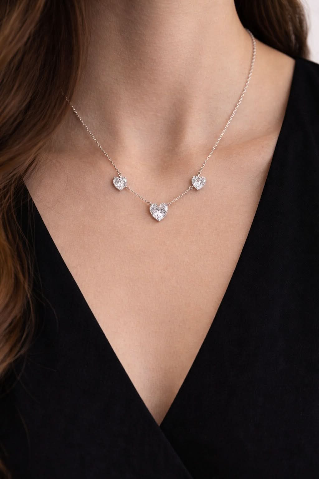 Lavand Flower Diamond Necklace