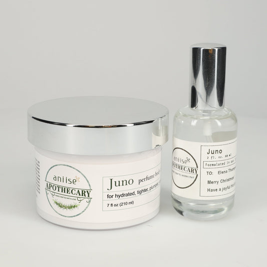 Aniise Beauty Apothecary Fragrance Oil/Perfume Body Cream Set - Juno