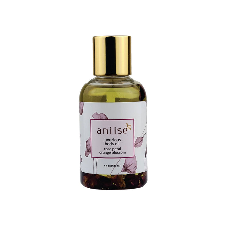 Natural Luxurious Rose Petal Body Oil - Aniise