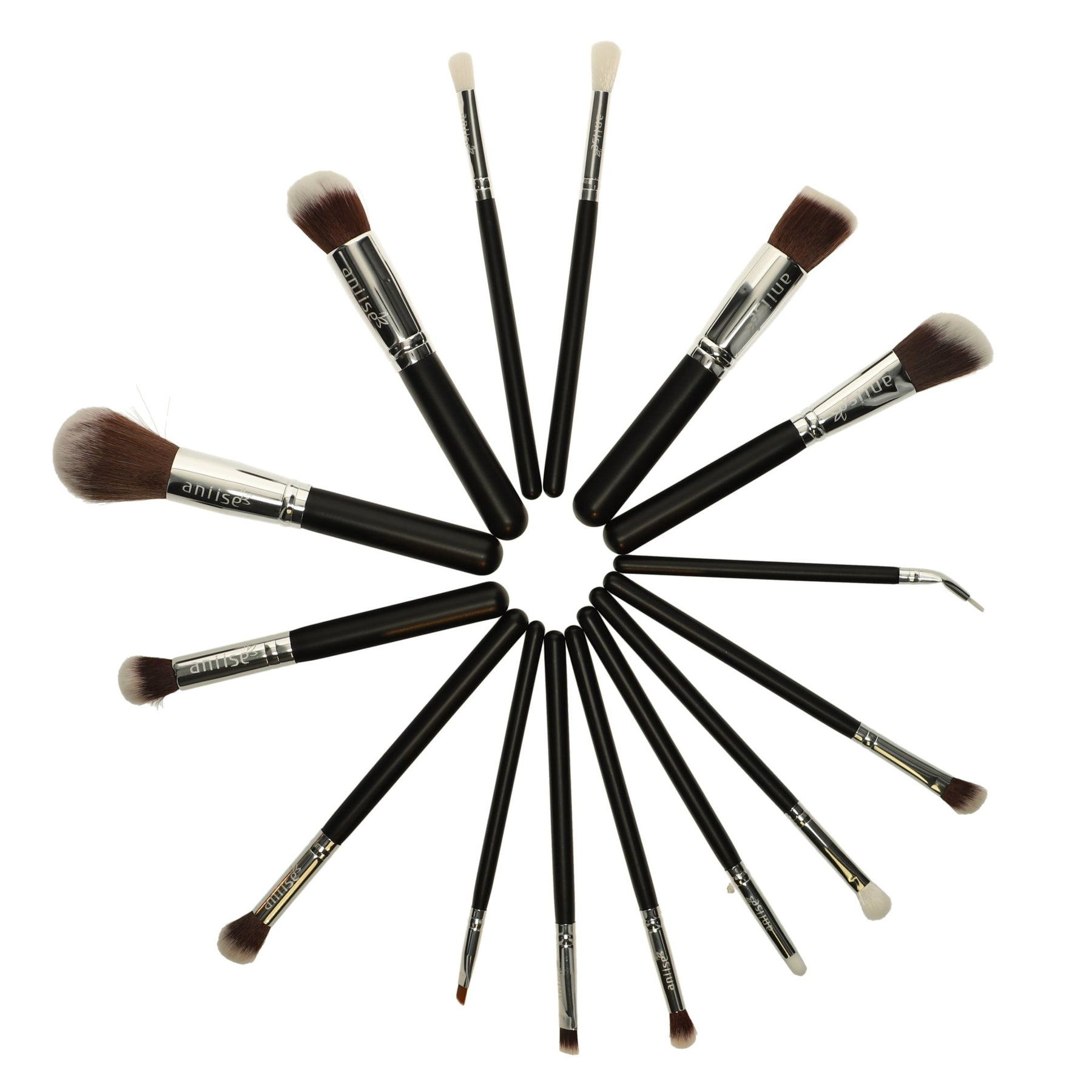 Aniise Oval Makeup Brush Set